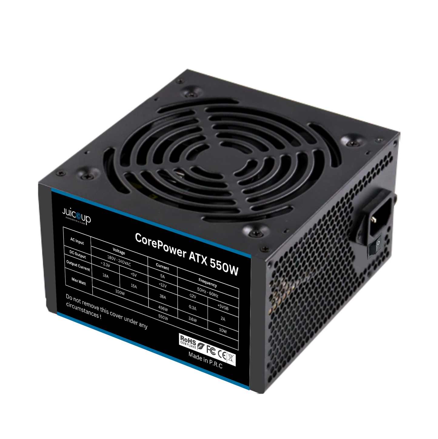Juice Up CorePower 550W 24-Pin 12V ATX PSU Power Supply