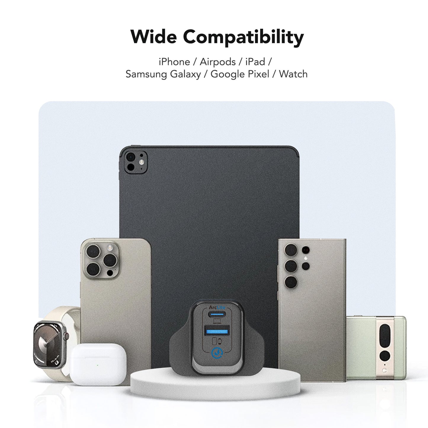 Juice Up AeroCharge 45W 2-Port USB-A and USB-C Power Adapter