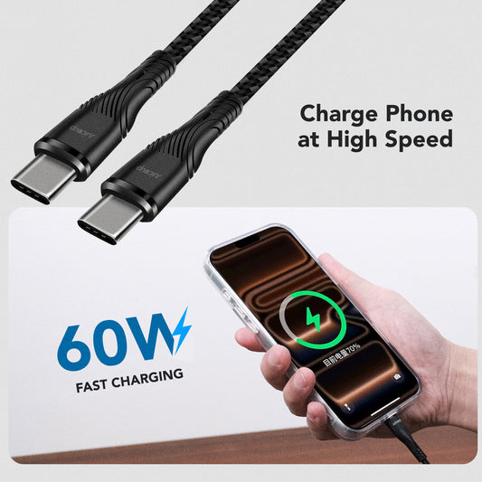 Juice Up Kevlar 60W USB-C to USB-C Cable (1.2M)