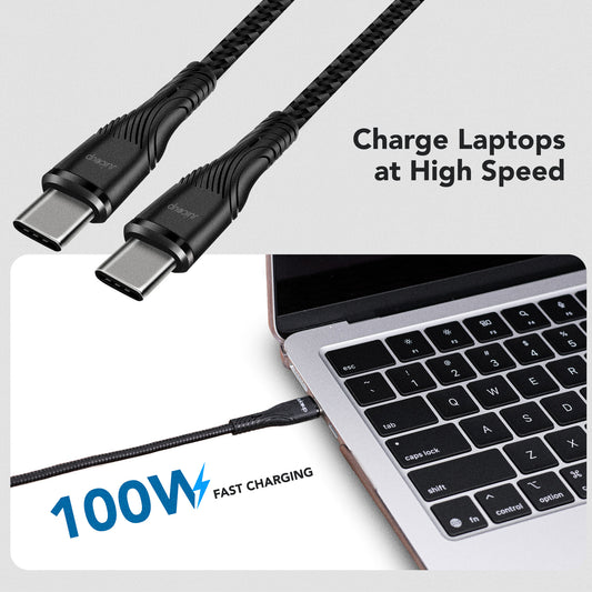 Juice Up Kevlar 100W USB-C to USB-C Cable (1.2M-2M)