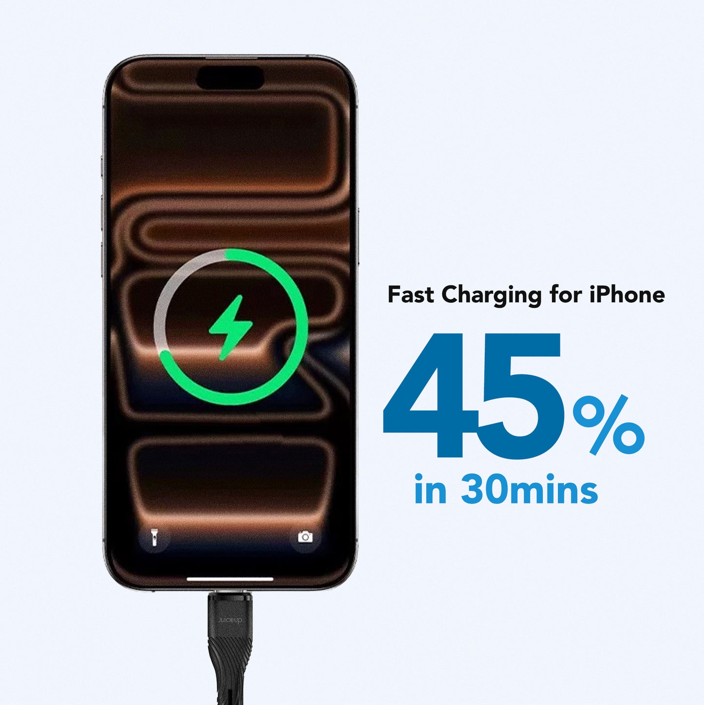 Juice Up Kevlar 27W USB-A to USB-C Cable (1.2M)