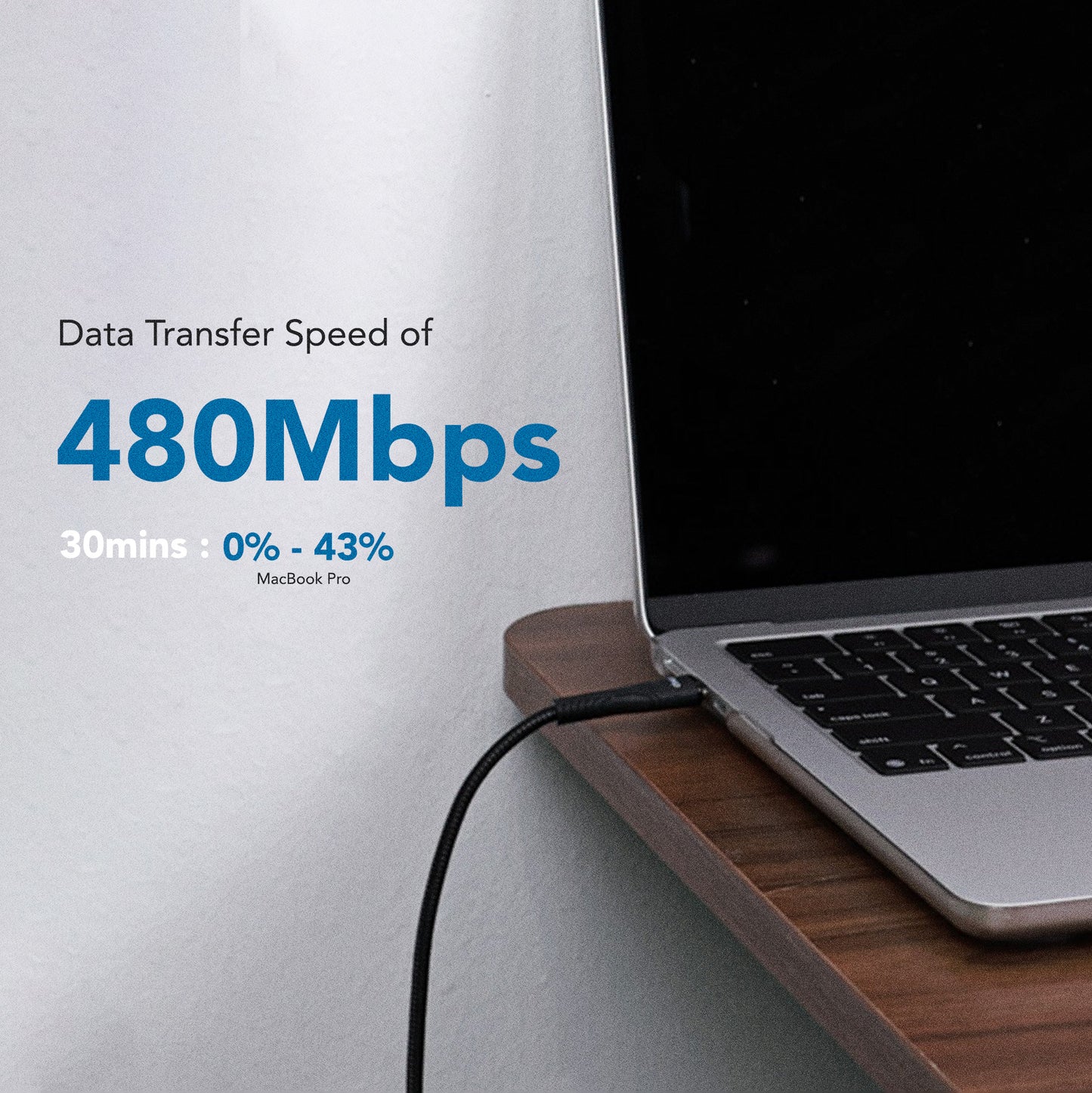 Juice Up Kevlar 100W USB-C to USB-C Cable (1.2M-2M)